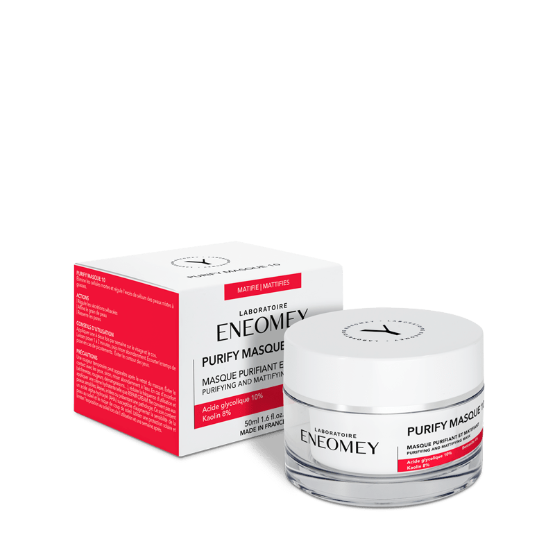 Purify Masque 10, Masque purifiant et matifiant, Laboratoire ENEOMEY