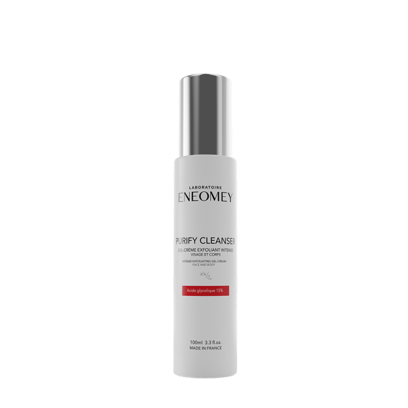 PURIFY CLEANSER, Intense exfoliating gel-cream face and body Peel Protocol| Laboratoire ENEOMEY